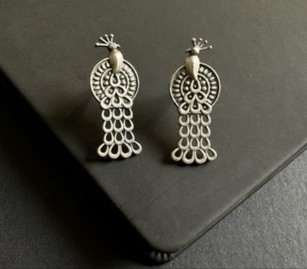 "Elegant Oxidised Earrings: Elevate Your Style with Timeless Charm"